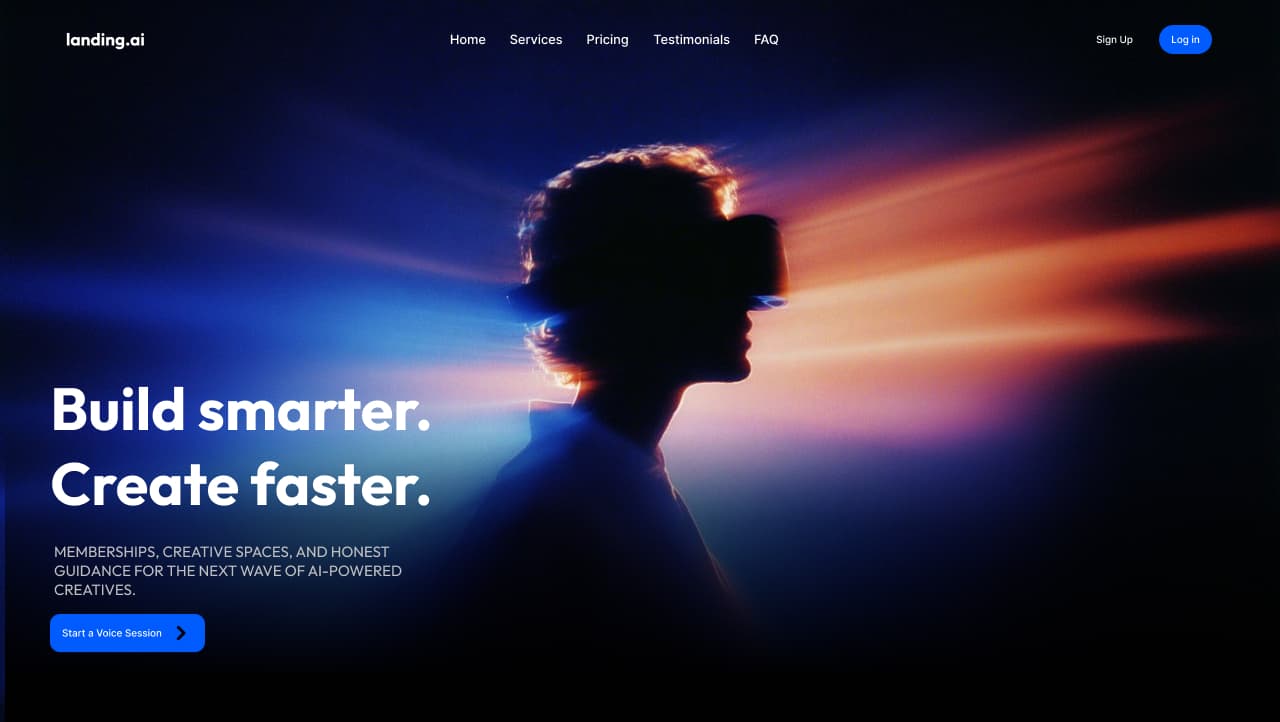 স্ট্যাটিক ল্যান্ডিং পেজ